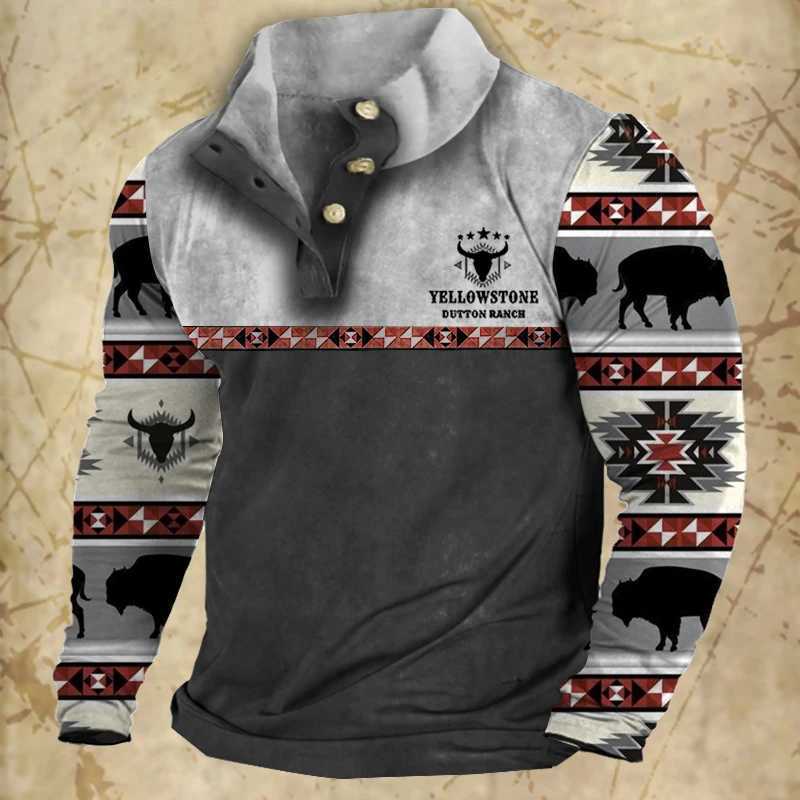 Vintage Mens Hoodies Autumn Long Sleeved Street Button Pullover Oversized Clothing For Men Sweatshirt Fashion Casual Hoodie W251027