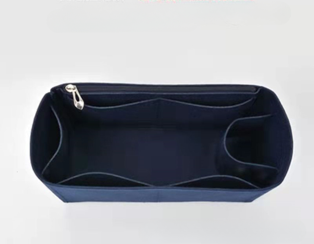 Designer's new handbag inner bag with central elastic lining, mommy bag, felt inner bag