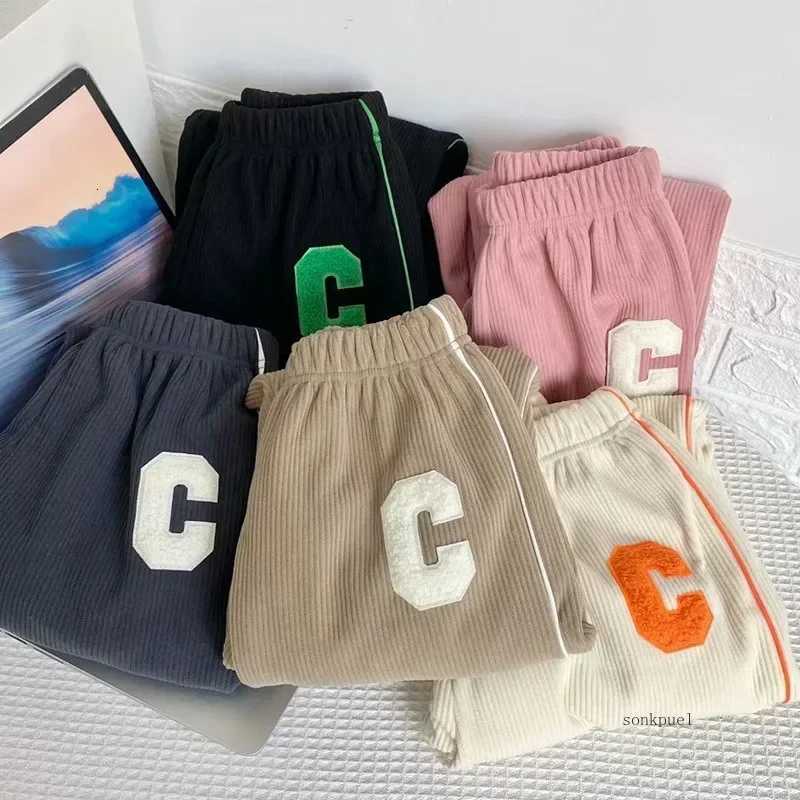 Childrens Warm Pants Thickened Fleecelined New Autumn Winter Sports Pant for Kids Babies Casual Trousers for Boys Girls BabyT251027