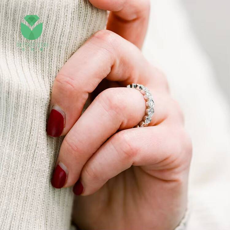 BetterStar Custom Design HPHT Lab Grown Diamond Fine Jewelry Wedding Diamond Ring CVD Lab Created Diamond Engagement Ring Women