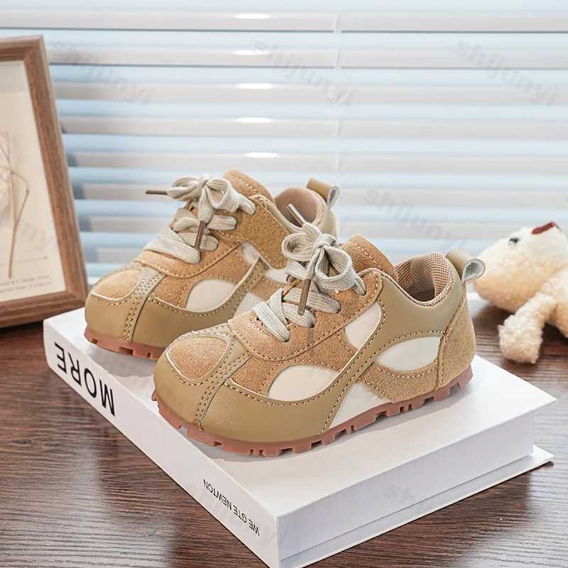 Autumn Children Casual Sneakers 2025 Retro Fashion Nonslip Boys Girls Casual Flat Shoes Baby Comfortable Outdoor Running Shoes S251027