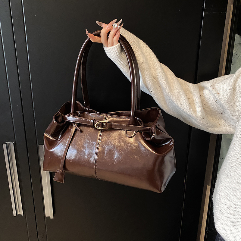 Free shipping designer bag New Fashionable High-End Casual Commuter Single Shoulder Large Capacity Textured Women Handbag Tote Bag