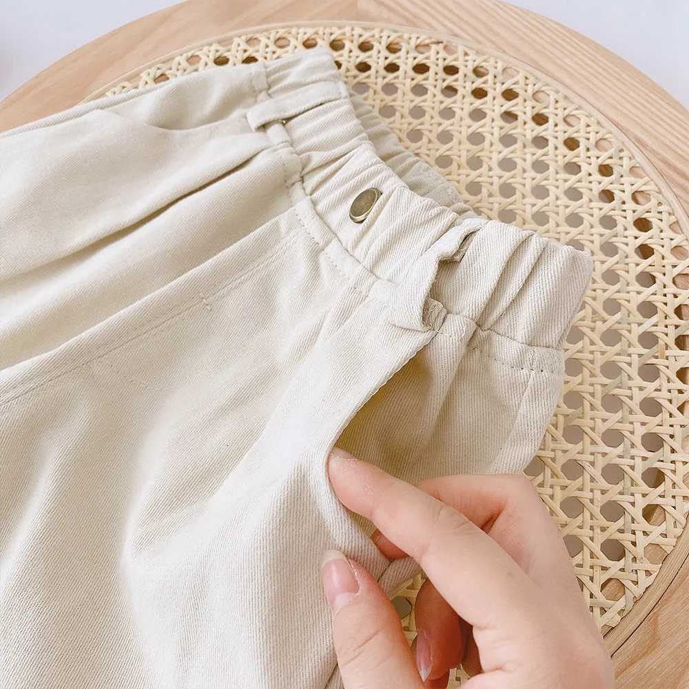 Children Pants Autumn Spring Casual Cotton Canvas Pants Fashion Kids Boys Girls TrousersT251027