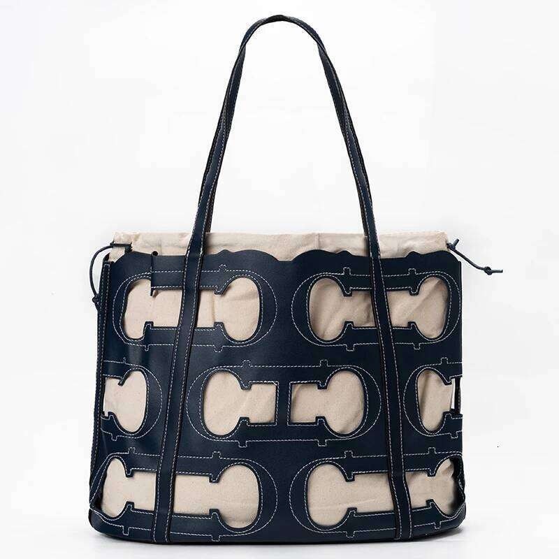 CH Women's Hollow Out Handbag Fashion Elegant Popular Pattern Design Brand High Quality Creative Unique Ladies Bags