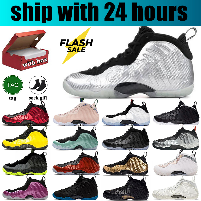 2025 designer foamposit One penny basketball Shoes Galaxy Royal Anthracite Black Volt Chrome White ParaNorman Dream A World Mens Trainers Sports sneakers WITH BOX