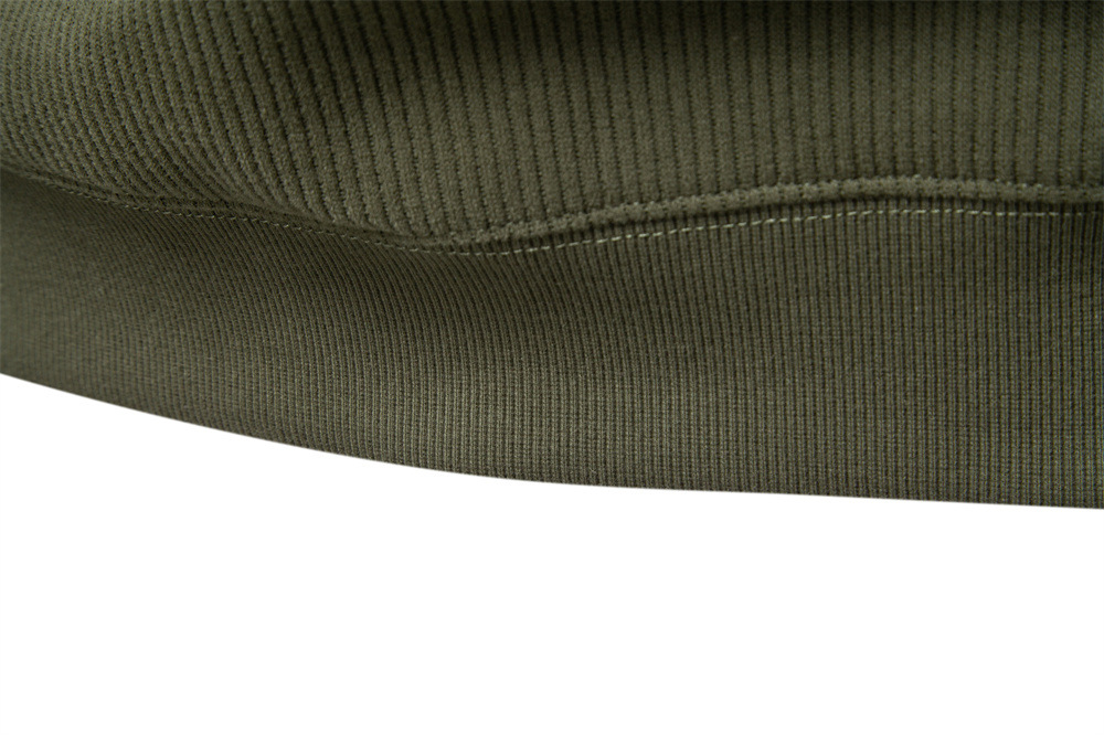 Premium Autumn Winter Men's Stand Collar Half Zip Fleece Lined Sweatshirt Thickened Thermal Insulation Comfort Fit Casual Streetwear Fashion Top 