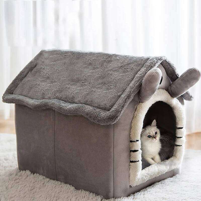 designer brand Indoor Warm Soft Pet Tent House Dog Kennel Cat Bed with Removable Cushion Suitable for Small Medium Large Pets Ind