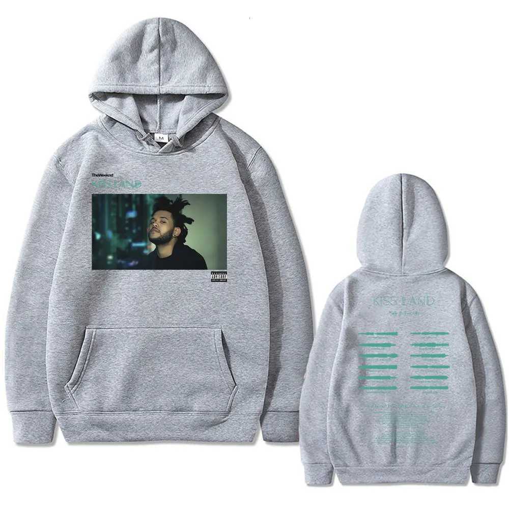 Weeknd Kiss Land Double Sided print mens Autumn fleece Hoodie Regular fit Long Sleeve clothes Fashion Streetwear Sportwear W251027