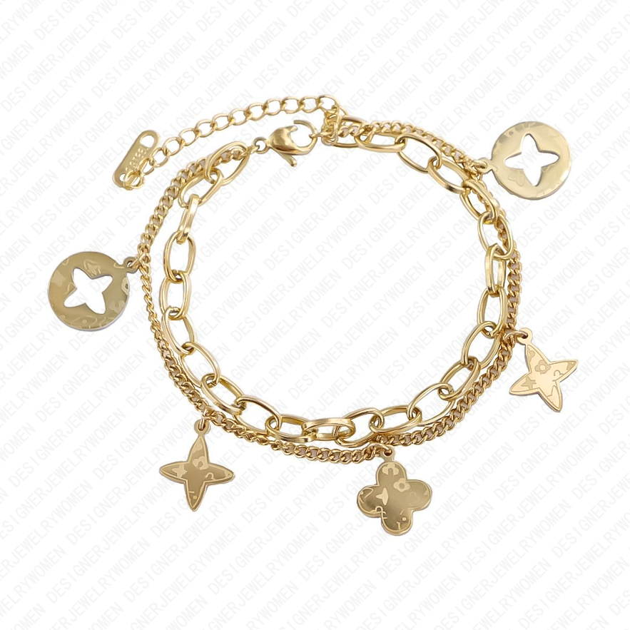 Designer Bracelet Bracelet for Women Gold Hollow Bracelets Tassel Bangle Rhombus Flower Bangles Luxury Jewlery Designer for Women Elegant Timeless Gif