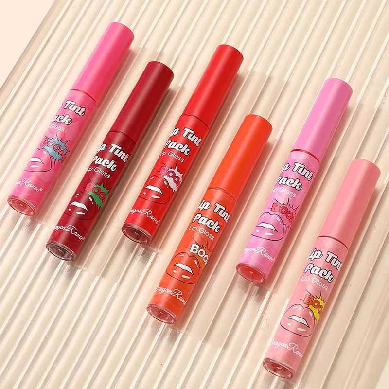 Peel Off Rose Red Lip gloss Lip Outline Contour Tattoo Lip Stain Waterproof Transfer Resistant Tear Off Peel Off Lipstick Makeup W251027