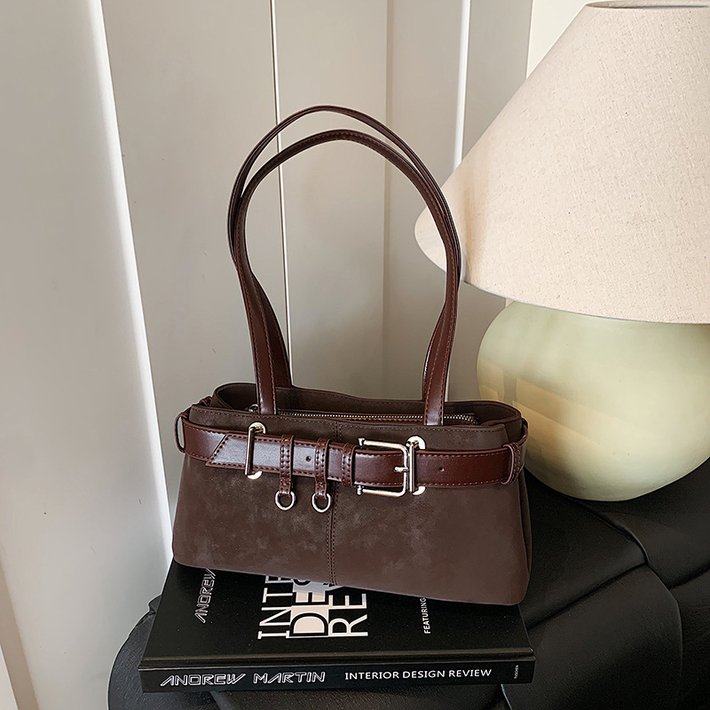 Free shipping designer bag Frosted Handheld Suede Underarm Bag for Women Autumn and Winter New Versatile Large Capacity Shoulder Bag