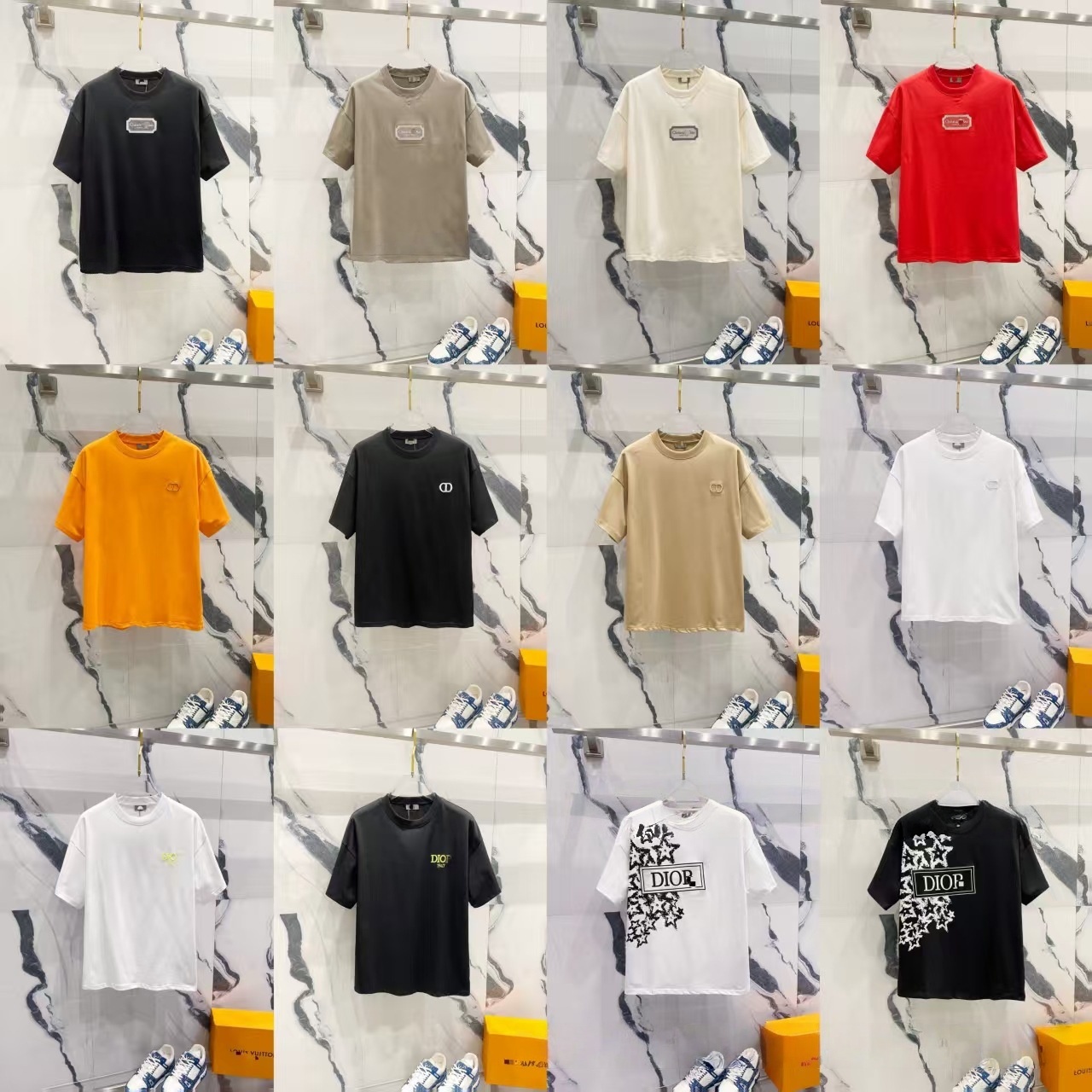 2025 new designer t shirt CD Summer new high-Quality shirts for mens fashion casual all round neck short-sleeved T-shirt cotton light handsome mens shirts US size XS-L