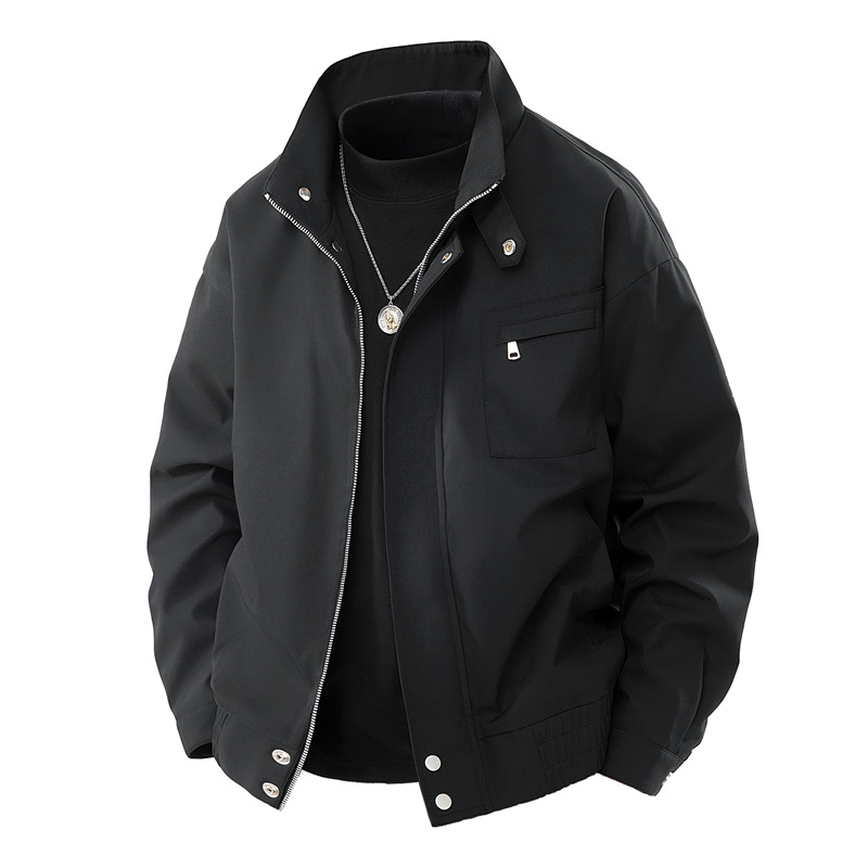 Men's Jacket for Cross-border European & American Markets - Spring & Autumn Versatile Casual Sports Outdoor Windproof Trendy Couple Style Outerwe