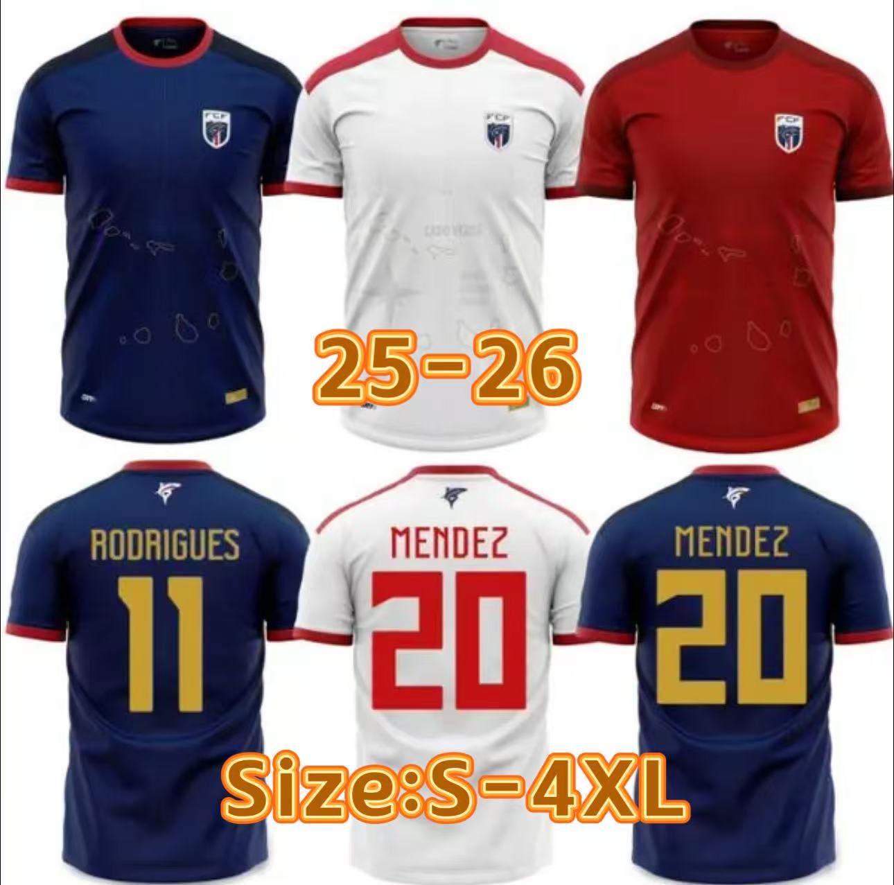 2025 Cape Verde Soccer Jerseys 24 25 26 Monteiro camisetas de futbol Africa Cup Home Away Third Jovane maillots de foot BEBE Men Kids Football Shirts Kids Kit 4XL