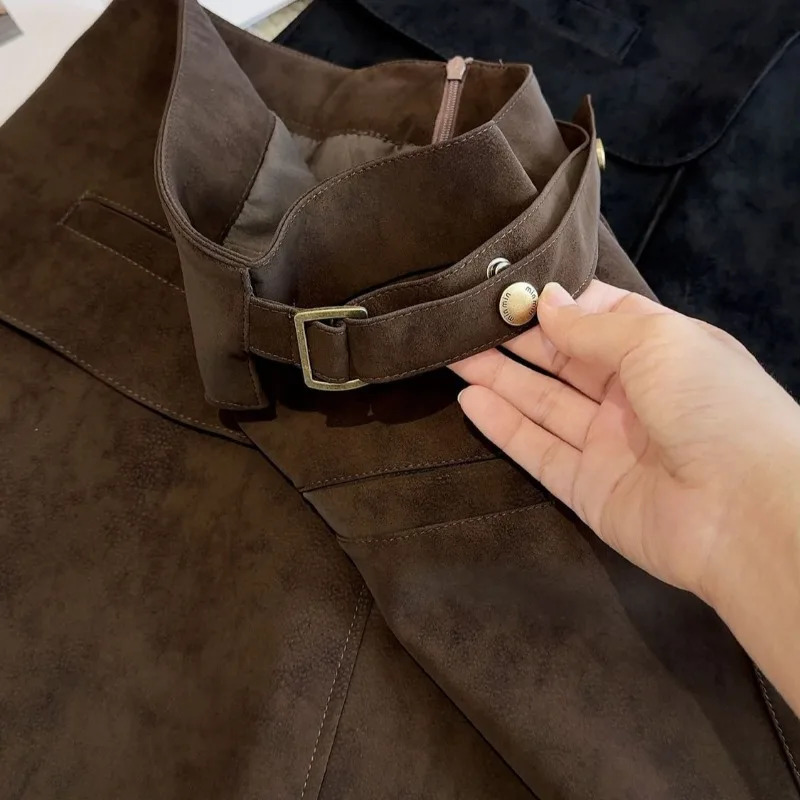 OCEANLOVE Autumn Winter Skirts Woman Solid Aline Korean Fashion Vintage Mini Skirt High Waist Simple Chic Faldas Mujer 251027