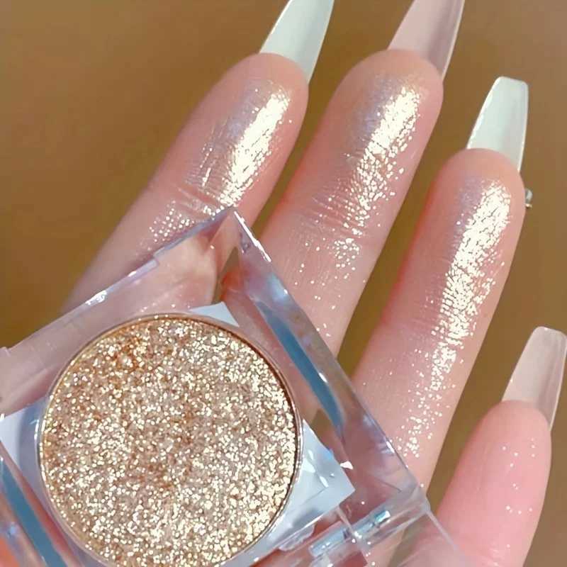 1 PC Monochrome Glitter Eyeshadow Shiny Eye Shadow Palette Highlighter Powder Shimmer Bright Earth Color Eye Makeup CosmeticsXJ251027