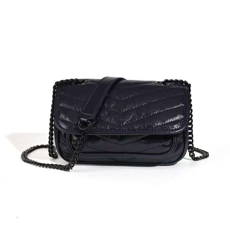 designer bag tote bag Top Layer Cowhide for Women Fashion Chain Messenger Small Size Winter New Genuine Leather Women's Single Shoulder Crossbody