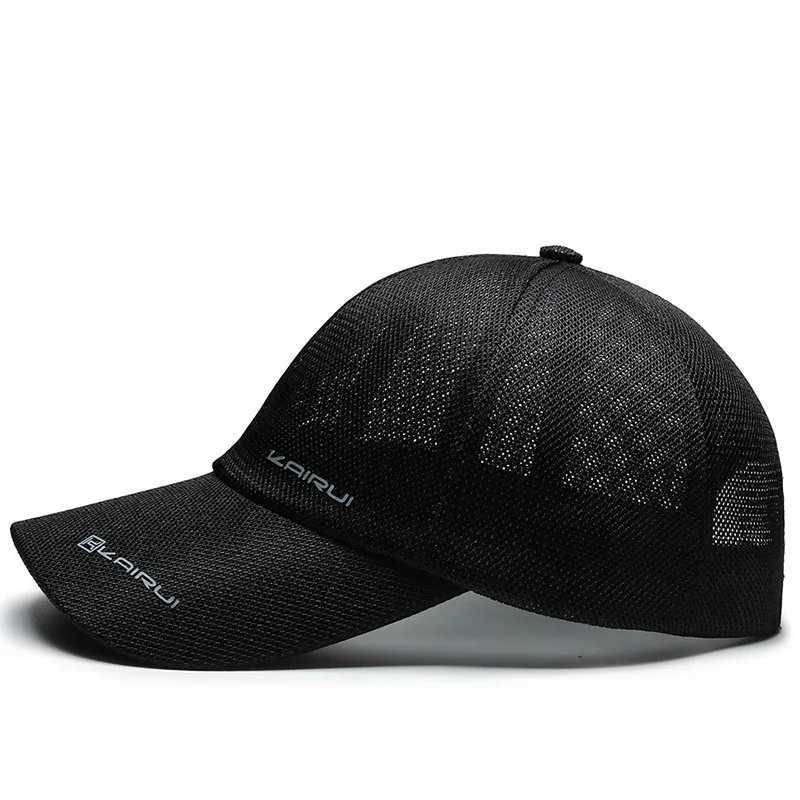 Mesh Baseball Cap Men Women Breathable Snapback Dad Hat Bone Outdoor Camo Trucker Hip Hop CapsW251027