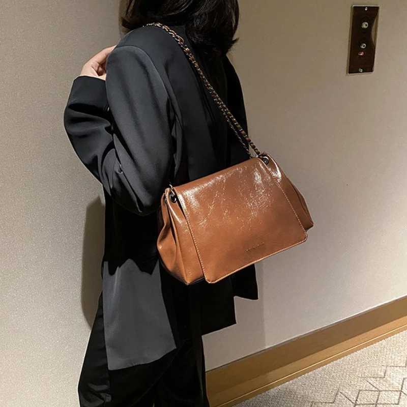 Large Capacity Bag for Wen New Fiable Chain Shoder Crossbody Bag Casual Texture Small Square Bags1 D251027