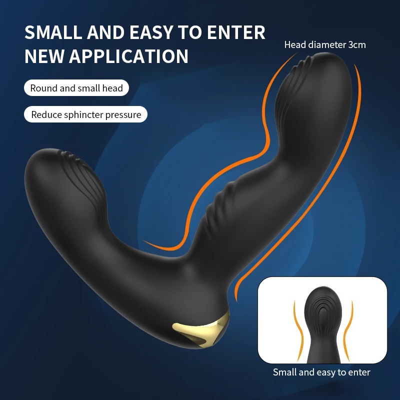 Prostate Massage Vibrator for Men Remote Control Finger Shape Butt Plug Silicone Masturbator Adult Sex Toy G-Spot Stimulator LL-2122