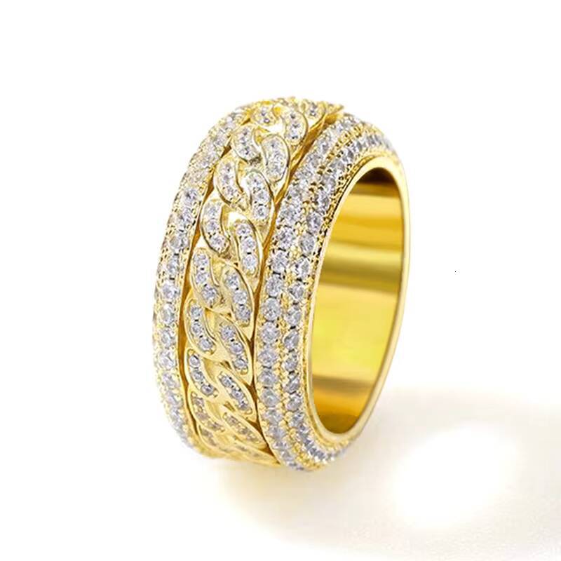 Jewellery Fashion Selling 925 Silver Ring Unisex Moissanite Wedding Engagement Moissanite Ring