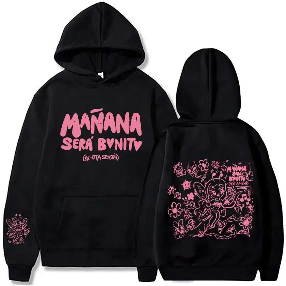 Female Singer Karol G Hoodies Manana Sera Bonito Printing Hoodie Bichota Multicolors Sweatshirts Y2k Fleece Hoody for Men Women W251027