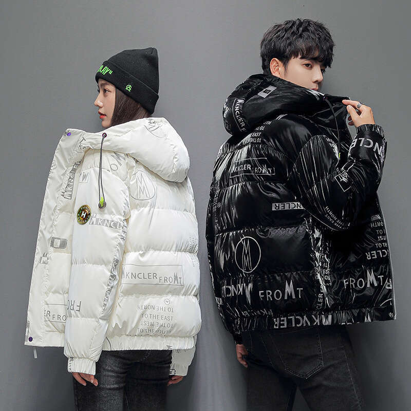 winter jacket mens and women designer luxury puffer jacket Thickened warm and shiny surface is waterproof jacket Hooded zipper coat M-3XL
