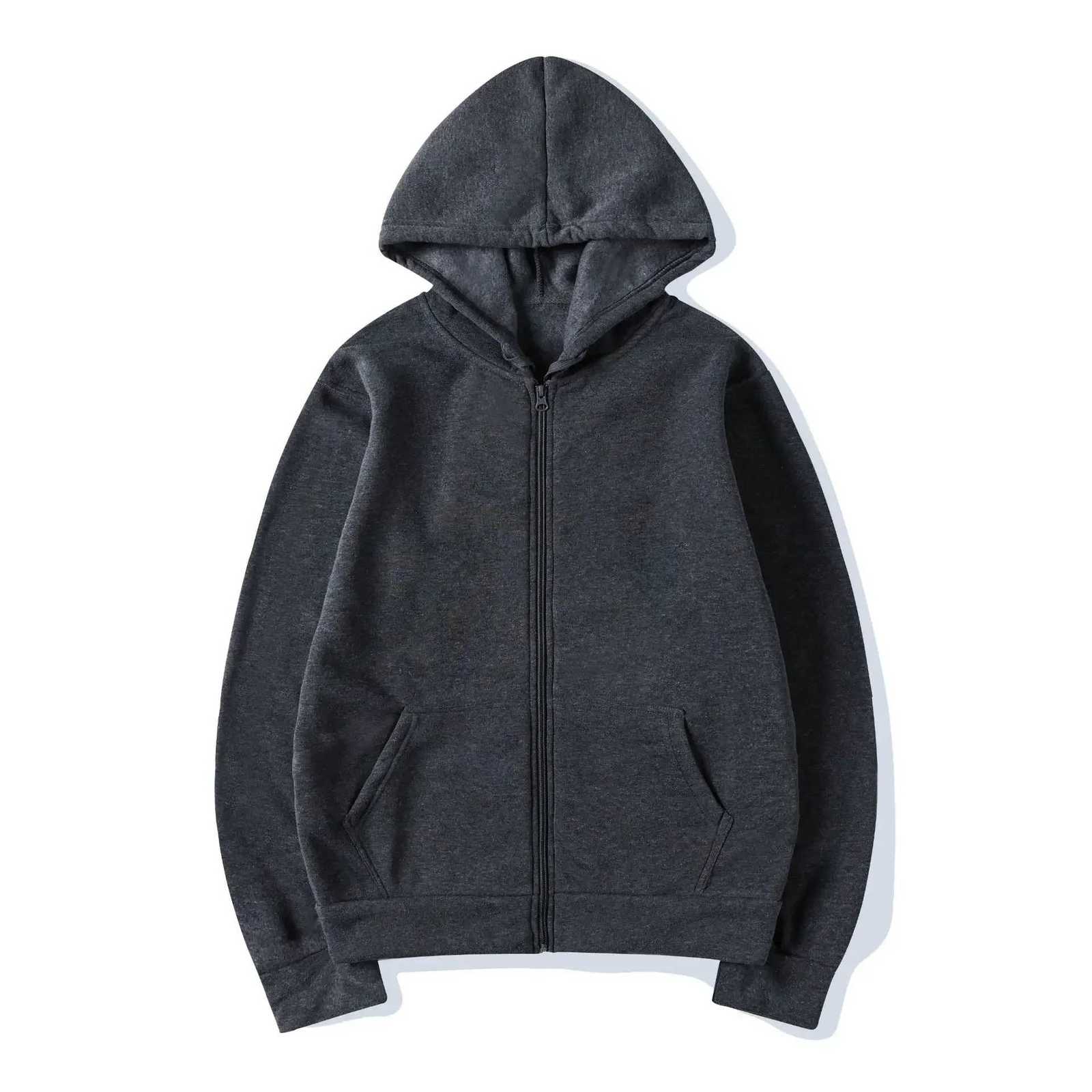 25 Fashion Casual Black Gray Blue Zipper Hoodie Hip Hop Street Wear Sweatshirts Skateboard MenWoman Pullover Hoodies Male Hoodi W251027