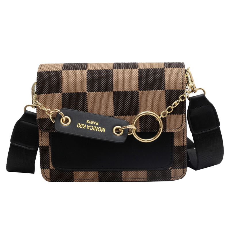 Free shipping designer bag New Spring and Summer Bags for Women High-End Versatile Checkered Small Square Bag Single Shoulder Crossbody Bag