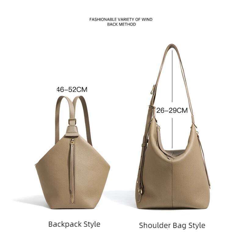 Jonlily Women Genuine Leather Shoulder Female Bucket Commuter Handbag Totes Ladies Crossbody Bag Daybag Purse -Kg1676 251027