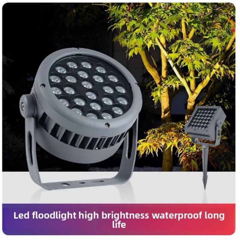 Outdoor LED Spot Light for Building Columns, Waterproof Landscape Lighting Fixture for Architectural Decoration