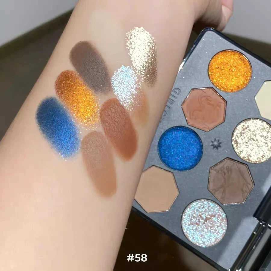 Girlcult 8 Color Eyeshadow Palette Smoky Neutral Duochrome Long Lasting Highly Pigmented Matte Shimmer Makeup for Daily GlamXJ251027