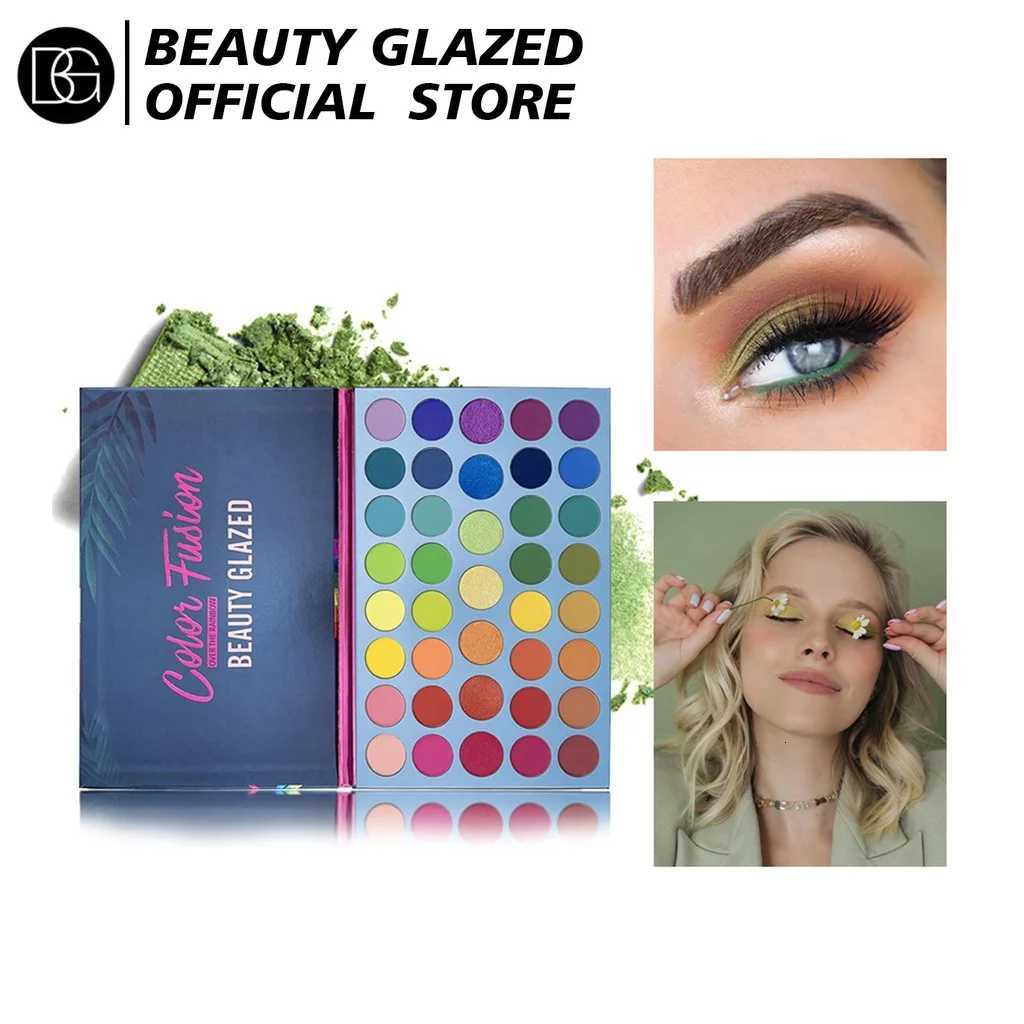 BEAUTY GLAZED 39 Color Rainbow Eyeshadow Palette Long lasting Neon Glitter Eye Shadow Pallete Eye Makeup CosmeticsXJ251027