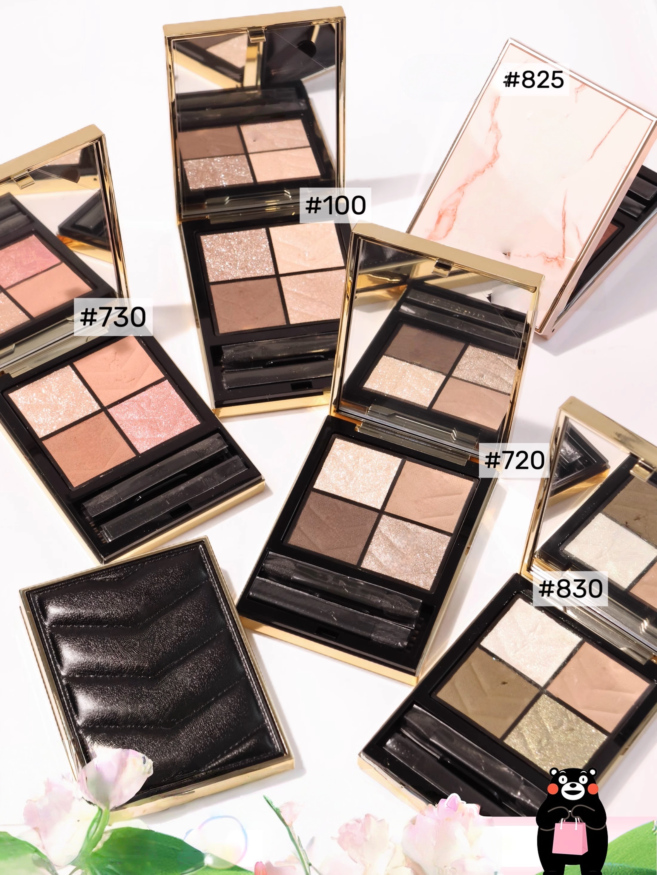 Couture mini clutch Eye Shadow Palette beautuy cosmesticsz Makeup 4-colors Eyeshadow long-lasting waterproof 100 200 300 400 500 600