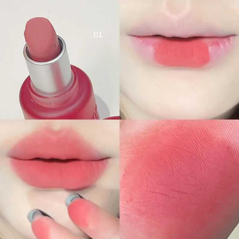 HERORANGE Soft Mist Language Velvet Lipstick Fat Mound Mist Surface Matte Not Easy to Stain Cup Appearance White Lipstick W251027
