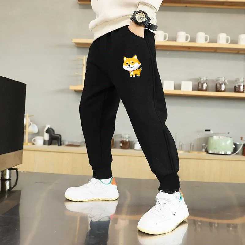 Harajuku Shiba Inu Printing Kawaii Jogger Pants Boy Girl Elastic Waist Sweatpants Akita Dog Streetwear TrousersT251027