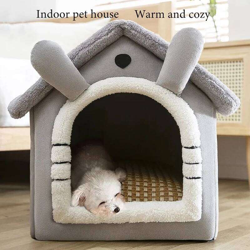 designer brand Indoor Warm Soft Pet Tent House Dog Kennel Cat Bed with Removable Cushion Suitable for Small Medium Large Pets Ind