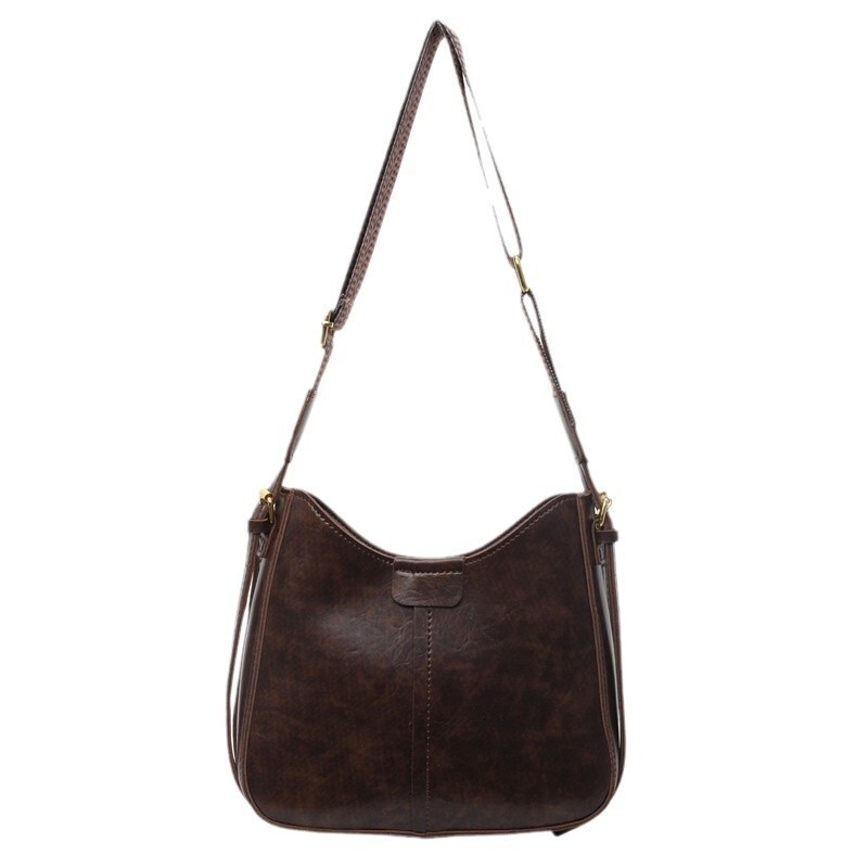 Free shipping designer bag High-end Trendy Bag for Women New Autumn Winter Fashion Texture Wide Strap Single Shoulder Crossbody Bag