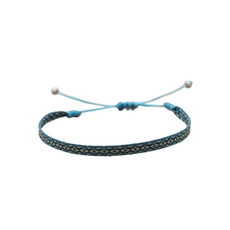 Handmade Vintage 925 Tibetan Silver CBracet White Moonlight Stone Beaded Cotton Rope Bracet Daily 3Pcs Set Unisex JewelryW251027