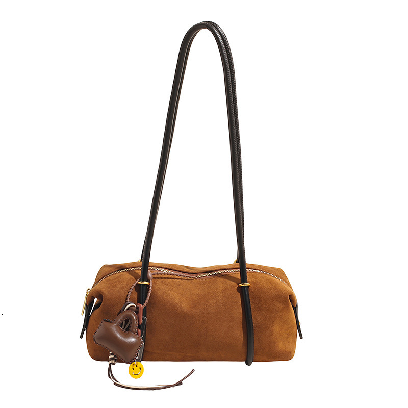 Free shipping designer bag Niche Suede Pillow Bag for Women New Commuter Shoulder Bag Versatile Textured Underarm Bag