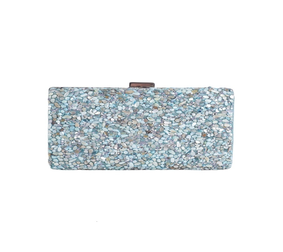 A beautiful and banquet bag with colorful stones suitable for ladies parties gatherings weddings 251014