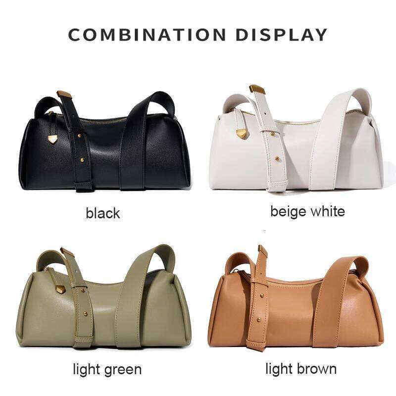 Designer Luxury New Cowhide Split Leather Crossbody Handbag For Women S Advanced Sensation Stick Underarm Messenger Soft One Shoulder Bags