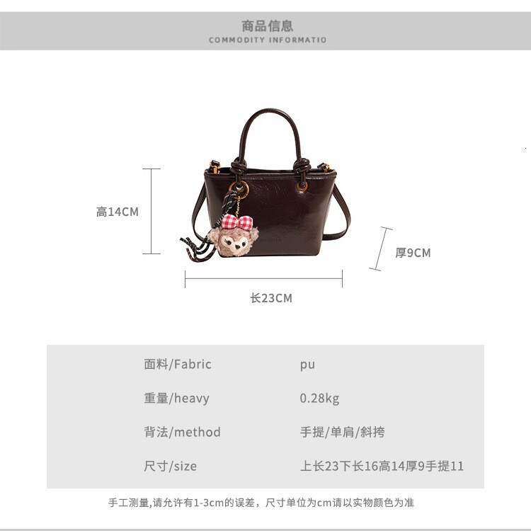 Free shipping designer bag New Autumn Winter Melad Bag for Women Versatile Handheld Shoulder Crossbody Bucket Bag