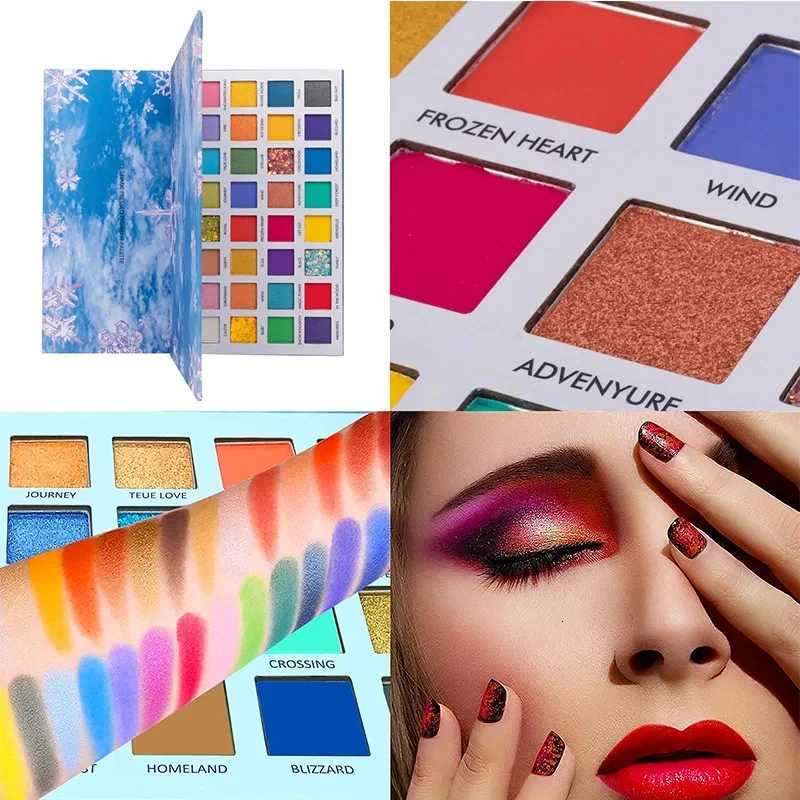 32 Colors Eye Shadow Plate Matte Eyeshadow Waterproof Long Lasting Make Up Pallet Shimmer Fashion Women Beauty Eyes CosmeticsXJ251027