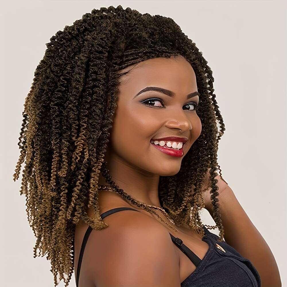 Curly Braids Synthetic Lace Beginners Friendly Heat Resistant Wig For Women