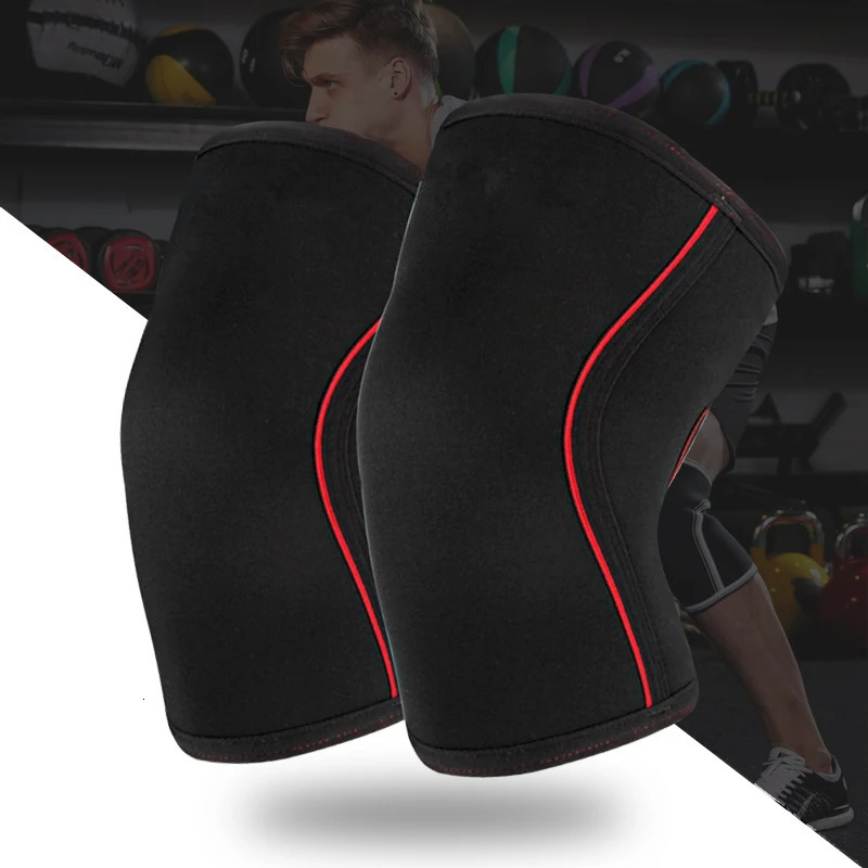 Crossfit Knee Pads Compression 7mm Neoprene Sports Knee Brace Squat Weightlifting Pressured Knee Sleeve Women Men Teens Custom 251023