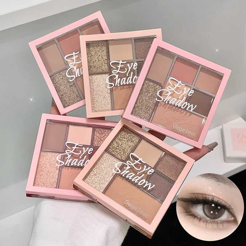 7 Colors Smoked Eyeshadow Palette Low Saturation Matte Glitter Eye Shadow Korean Makeup Pallet Grey Rose Earth Color Eye PigmentXJ251027