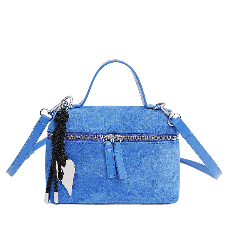 Free shipping designer bag High-End Single Shoulder Crossbody Bag Handbag for Women New Trendy Niche Box Velvet Handheld Small Square Bag