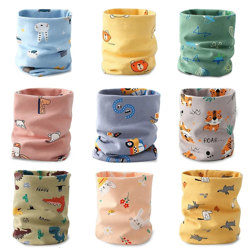 Cotton Baby Scarf Autumn Spring Snood Children Scarf Boy Girl Scarf Kids Child Neck O Ring Scarves Collar Warm Neckerchief 251027