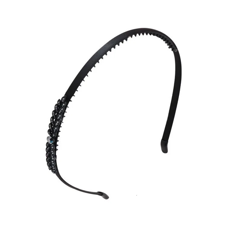 in Korean style Hair bands accessories minimalist rhinestone bows hoop headband hair woman anti slip teeth girls headbands 251023